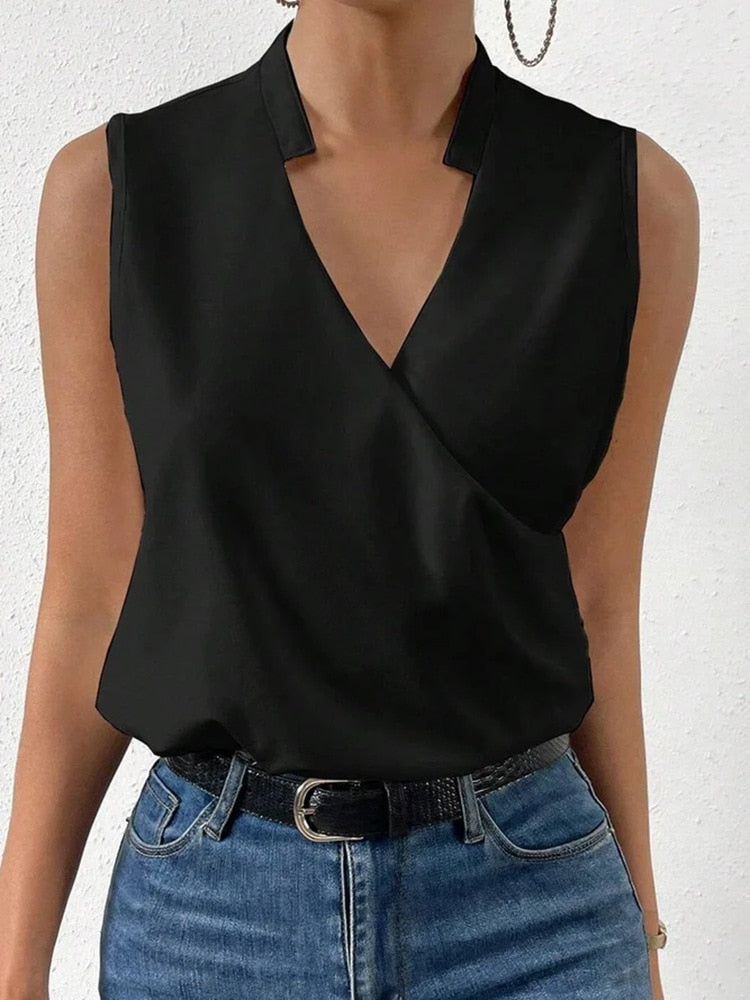 Calista - V-hals Shirt