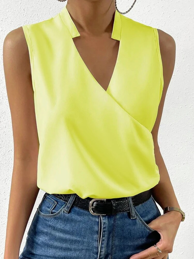 Calista - V-hals Shirt